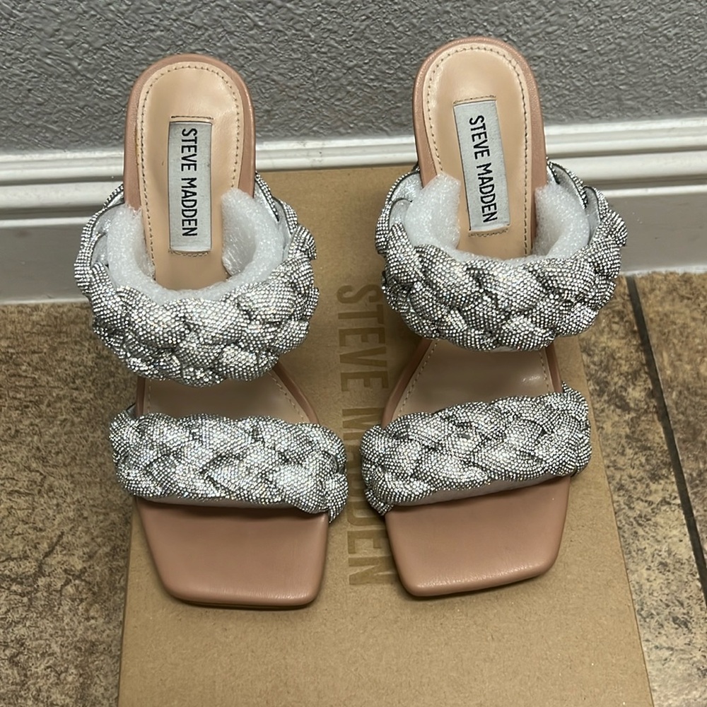 Steve Madden Kenley Rhinestone heels